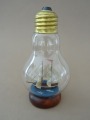 Decor - ship in light bulb h 11.5 cm