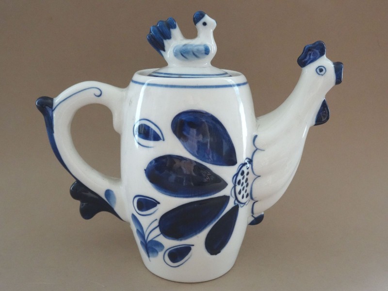 Gzhel - Teapot. Porcelain