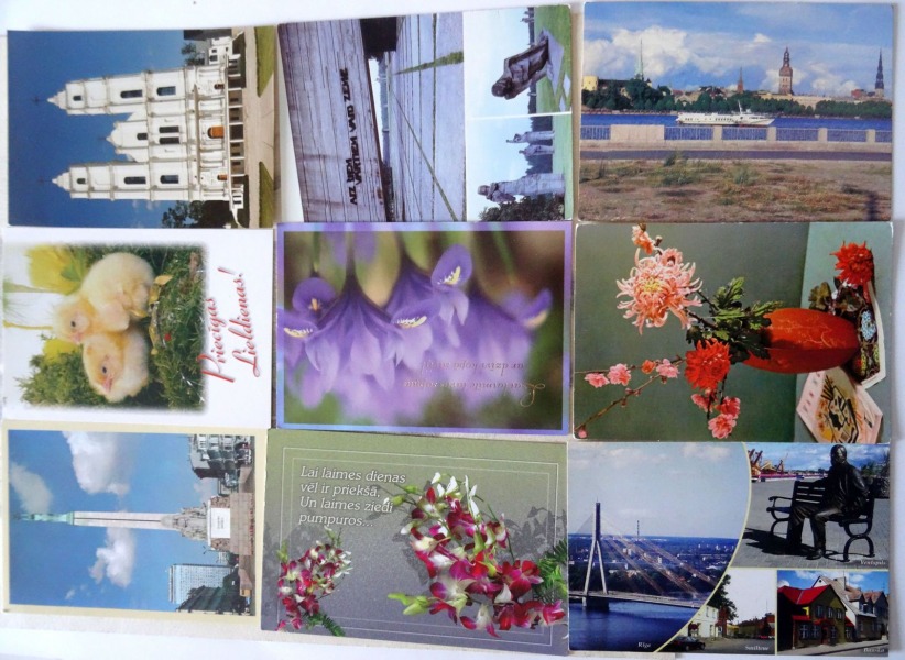Postcards 9 pcs.