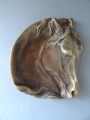 Dekors - Zirga galva, autora spiedogs, bronza, 13x11x2,5 cm