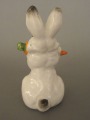 LFZ - Zaķis ar burkānu, porcelāns, h 12,5 cm