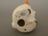 LFZ - Zaķis ar burkānu, porcelāns, h 12,5 cm