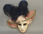 Венецианская маска. Размер лица 23х14,5 см