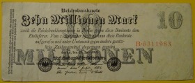 10 miljonu banknote 1923.g