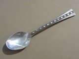 Dessert silver spoon