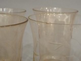 Iļģuciema stikla fabrika - Limonāda glāzes 11.gab., 1930-tie gadi