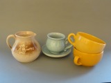 Mug 2pcs., Cup, saucer and creamer