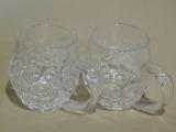 Meissen - Kvass cups, glass, 2 pcs.