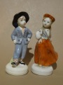 RPR - Tautumeita ar tautudēlu, pāris, porcelāns, h 10,5 cm