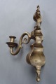 Wall candle holder, bronze