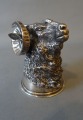 Серебряные стопки в виде животных 9.шт., 1850 г., 925 проба