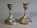 Silver plated candlesticks 2 pcs