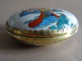 Porcelāna lādīte, h 4 cm, d 11 cm