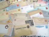 Different postcards + envelopes with stamps