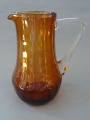 Ilguciems Glass Factory - Juice mug, 1930s-40s, with defect, 23,5x10 cm