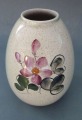Глиняная глазированная ваза, h 14 см