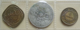 Monetu komplekts 6. gab. Viena moneta sudraba