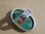 Turquoise Silver Ring, size 18 mm