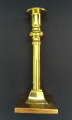 Candlestick gold plated, h 19.5 cm