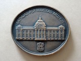 Galda medaļa - Latvijas PSR Mākslas muzejs. Keramika, 6,3x7,2 cm