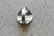 Silver ring with a lion size 20, author's work, 13 g.