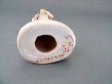 Bronnitsky Porcelain Factory - Girl with a braid. Porcelain, h 14.5 cm