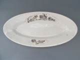 Агитационная тарелка, Россия, 1930-е годы, 30x14,5 см