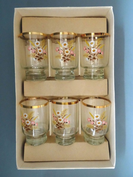 Glasses Riga 6 pcs., In original packaging, h 9.5 cm; d 6 cm