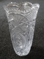 Iļģuciema stikla fabrika - Vāze ar ziediem, stikls, h 24 cm; d 14 cm