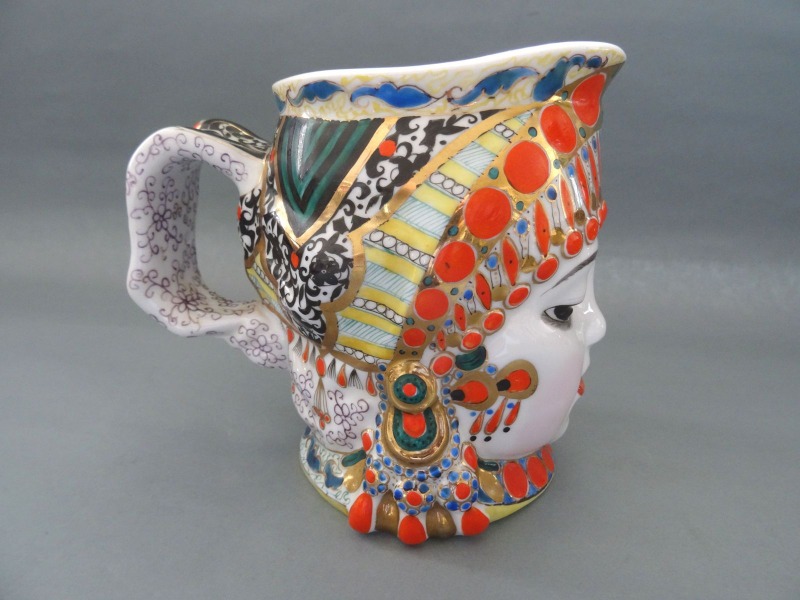 LFZ - Krūze, Indiešu galva, porcelāns, h 13,5 cm