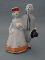RPFF - Folk couple. Porcelain, h 11 cm