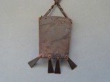 Necklace with 2 amber pieces