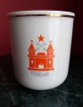 RPR in Riga - Mug. Porcelain, gilding, 1970s, h 10 cm