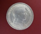 Sudraba moneta 5 lati 1929.gads