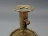 Bronze candlestick h 12 cm