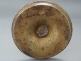 Bronze candlestick h 12 cm