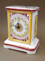 Table Clocks Authors Signature Z. Linda. Handmade, porcelain 16.5x12x8 cm