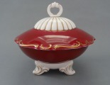 Kuznetsov - Sugar bowl, porcelain, h 14 cm