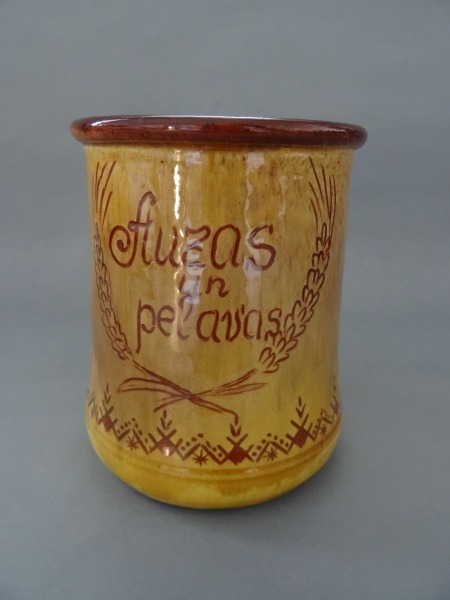 Beer mug, Latgale, h 11.5 cm; diam. 10 cm
