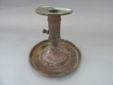 Bronze candlestick h 11 cm