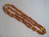 Amber beads 100g. Length 148 cm