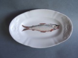 Kuznetsov - plate, porcelain, 13.5x8 cm