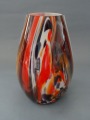 Latvian glass - Vase, h 20 cm