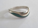 Серебряное кольцо 3.14 гр. размер 18