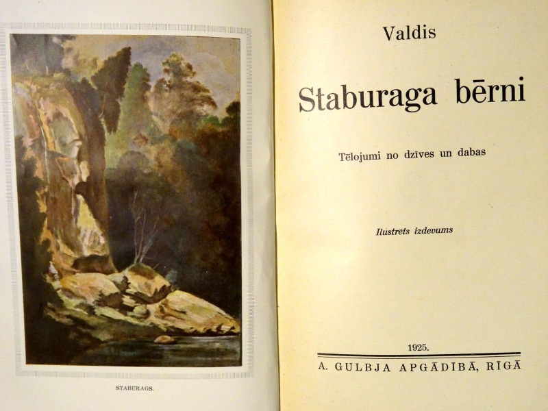 Staburag's children 1925, illustrations by K. Krauze
