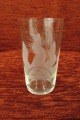Art Deco glass, with Latvian regional symbols, h 9.8 cm