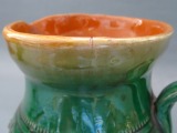 Kombināts Māksla - кружка зелёная, керамика, 1950-е-60-е годы, h 16 см