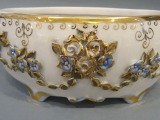 French jewelry casket with flowers, 12x20 cm