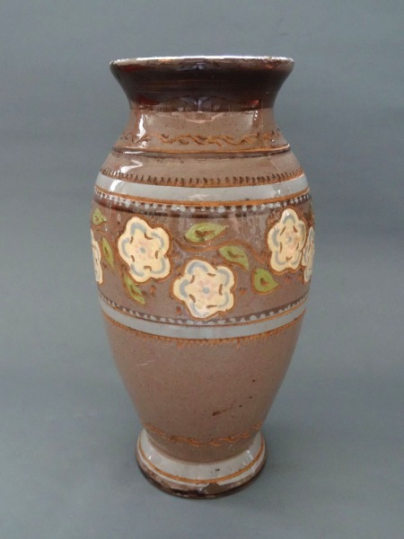 Ceramic vase, 1950s, h 26.5 cm with small, defects