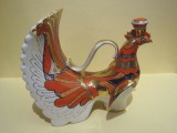 LFZ - Porcelāna karafe ar svilpi "Putns" h 21 cm